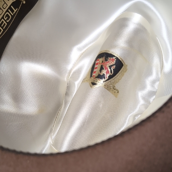 Brown Fedora Hat with Feather Accent - Picture 6 of 6